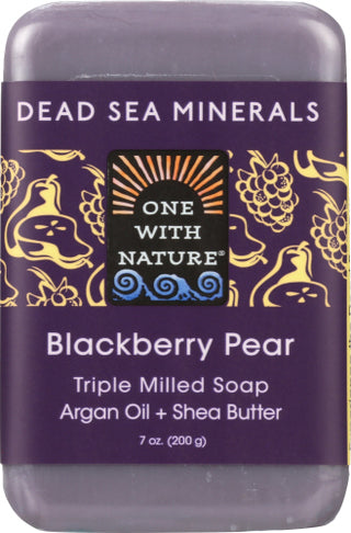 One With Nature Soap Bar Blckbrry Pear