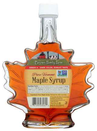 Brown Family Farm Syrup Maple Lf Gls Drk Cl