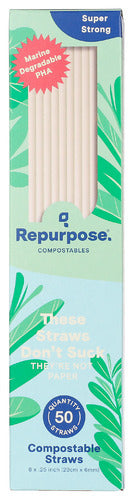 Repurpose Straws 50pc Compostble