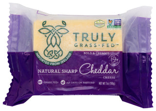 Truly Grass Fed Cheese Wedge Cheddr Sharp