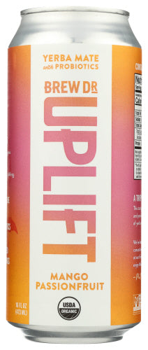 Brew Dr Kombucha Drink Uplift Mango Psnfr