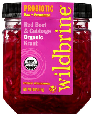 Wildbrine Sauerkraut Red Beet Org