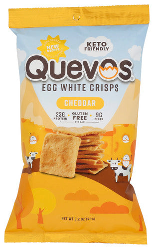 Quevos Chips Egg White Cheddar