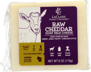 Laclare Farms Cheese Goat Cheddr Raw Mlk