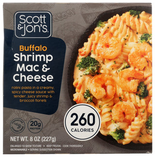 Scott And Jons Mac N Cheese Buff Shrimp