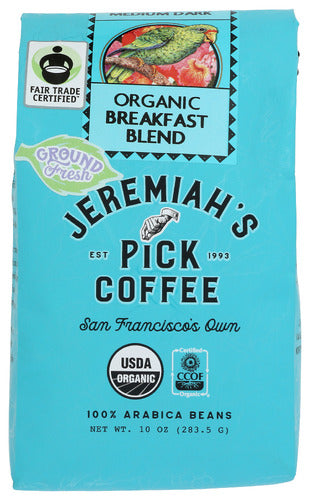 Jeremiahs Pick Coffee Coffee Grnd Breakfst Org