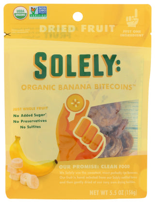 Solely Fruit Dried Banana Org