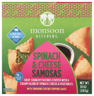 Monsoon Kitchens Inc Samosa Frz Spinach Cheese