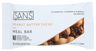 Sans Meal Bar Bar Meal Pb Cacao