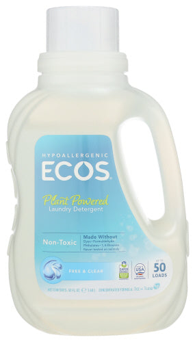 Ecos Lndry Free & Clear 50z