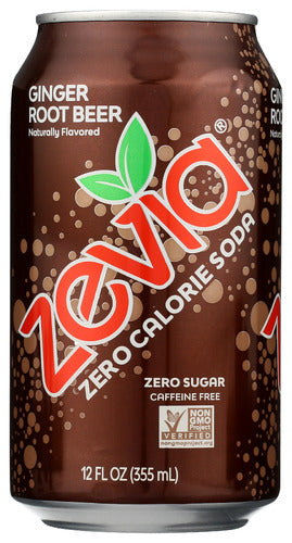 Zevia Soda Zero Ginger Rb 12pk