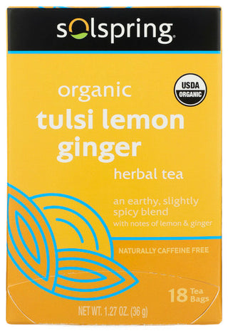 Solspring Tea Tulsi Lemon Ginger