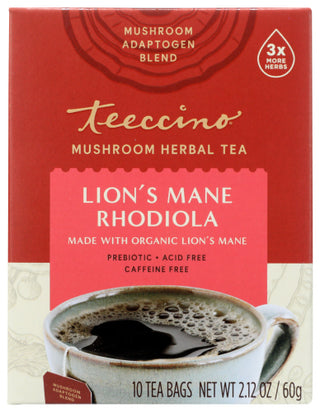 Teeccino Tea Rhodiola Mushroom