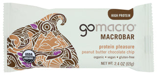Gomacro Bar Pnut Btr Choc Chip Org