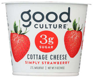 Good Culture Cottage Chse Strwbry 3g