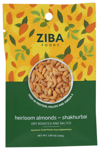 Ziba Foods Nut Almond Dry Rstd Sltd
