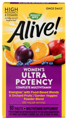 Natures Way Alive Daily Wmn 60tb