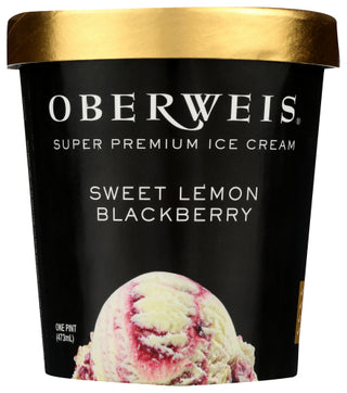 Oberweis Ice Cream Lemon Blackberr