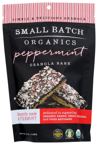 Small Batch Organics Bar Granola Pprmnt Bark