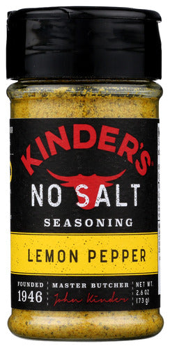 Kinders Spice No Salt Lemon Peppe