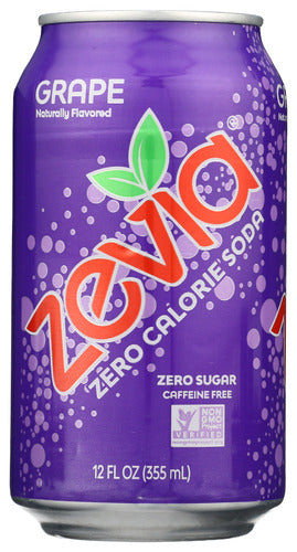 Zevia Soda Zero Grape 12pk