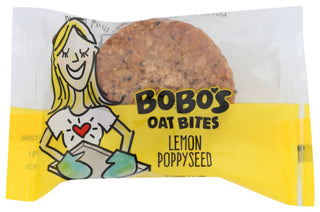 Bobos Oat Bars Bites Lemon Poppyseed