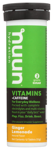 Nuun Vitamin Caff Gngr Lmnade