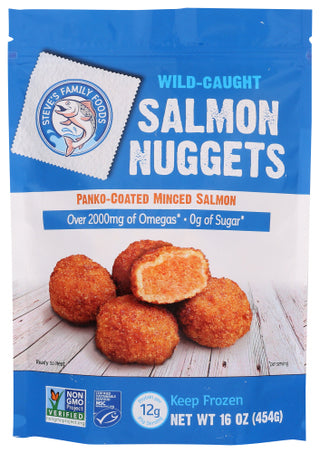 Steves Family Foods Salmon Nuggets Nuggets Salmon Original