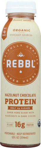 Rebbl Inc Drink Protein Hzlnt Choc