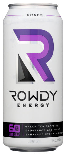 Rowdy Energy Drink Grape Low Cal