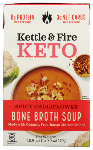 Kettle And Fire Soup Cauliflower Spicy