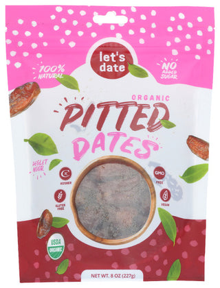 Lets Date Dates Pitted Organic