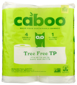 Caboo Tissue Bath 4pk 300 Sht