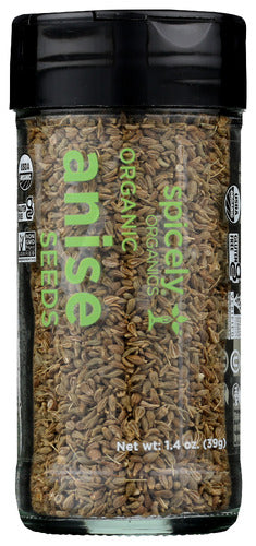 Spicely Organics Spice Anise Seeds Jar