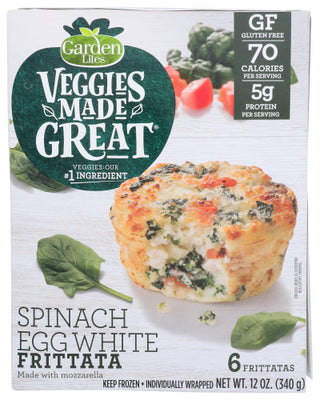 Veggies Made Great Frittata Spinach Egg Whte