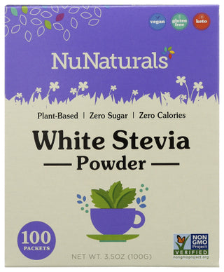 Nunaturals Inc Swtnr Stevia Wht Pwdr 100