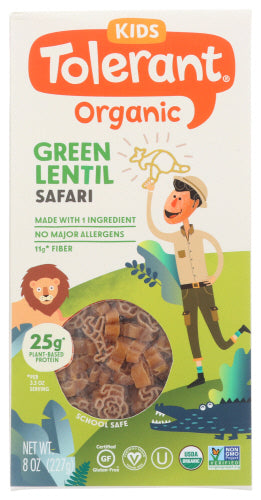 Tolerant Pasta Green Lentil Safari