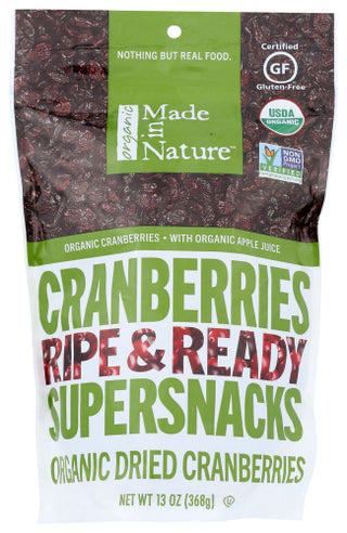 Made In Nature Dried Fruit Cranbrris Or