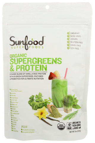Sunfood Superfoods Supergreens Protein