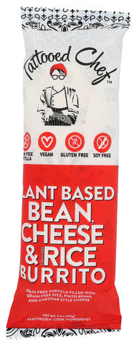 Tattooed Chef Burrito Bean Cheese Rice