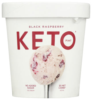 Keto Pint Ice Cream Black Raspberry