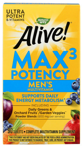 Natures Way Alive Men 3x Multivit90tb