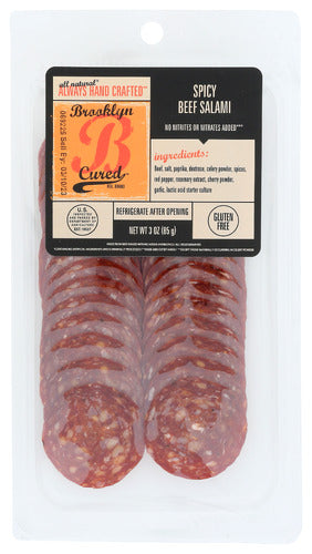 Brooklyn Cured Salami Beef Spicy Preslic