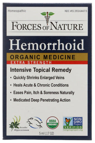 Forces Of Nature Hemorrhoid Xtra Strength