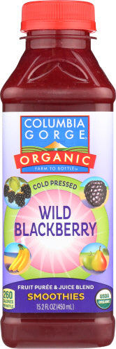 Columbia Gorge Organic Juice Cld Prsd Wld Blkbry