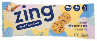 Zing Bars Bar Oatemal Choc Chip