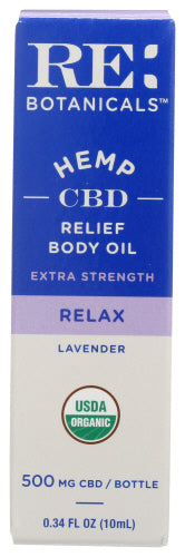 Re Botanicals Oil Body Relax Ex Strngth