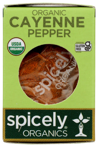 Spicely Organics Spice Cayenne Pepper Box