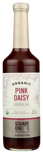 Square One Organic Spirits Mixer Pink Daisy