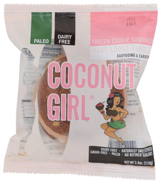Coconut Girl Cookie Sandwich Vanilla